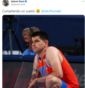 Deck cumplió su sueño NBA.
