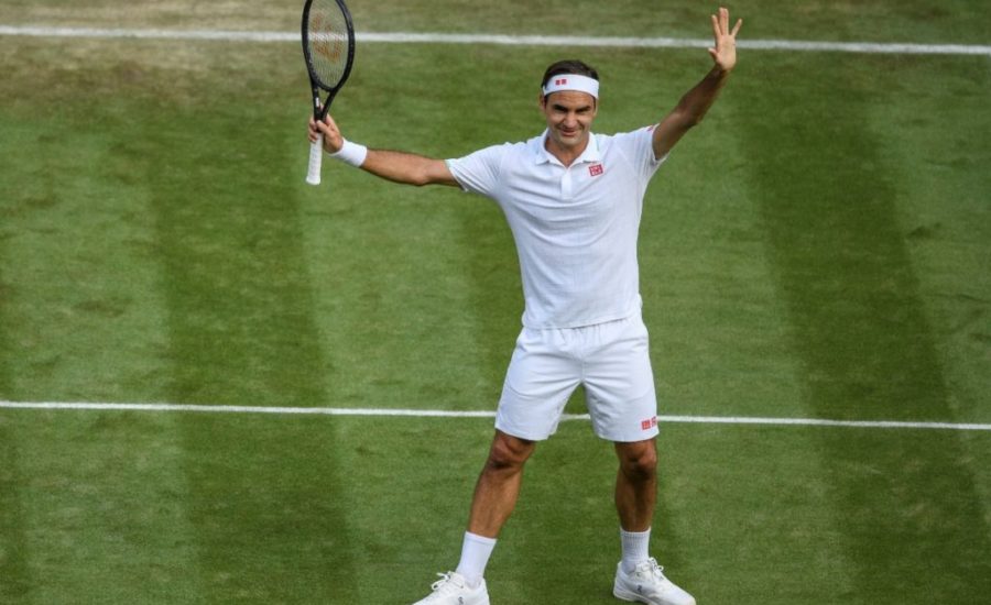 Federer ganó y quebró un  nuevo récord en Wimbledon